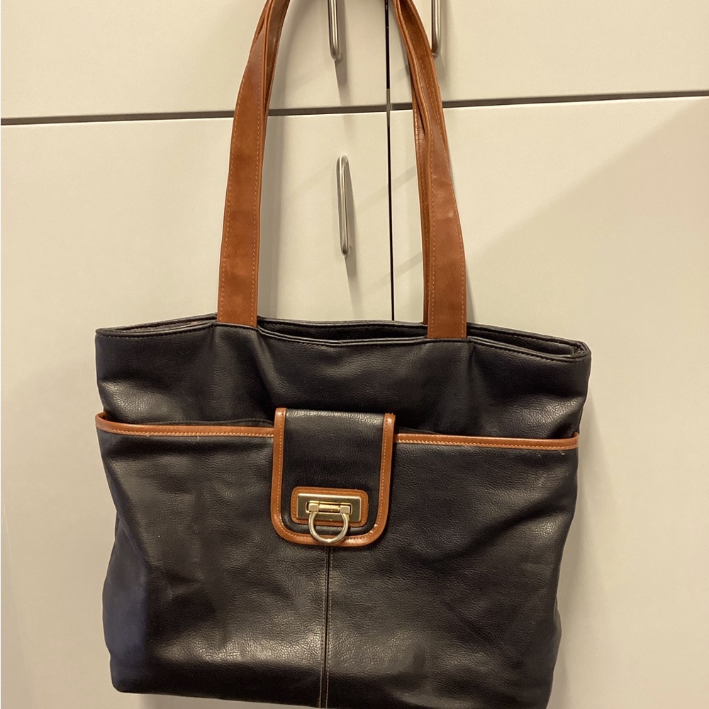 Jackson Black/brown large shoulder Bag